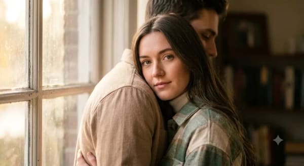 Cinematic Window Romance Portrait