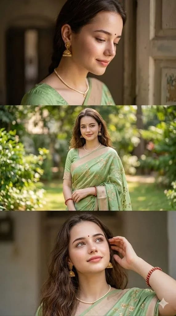 indian-girl-saree-collage-portrait-styleT