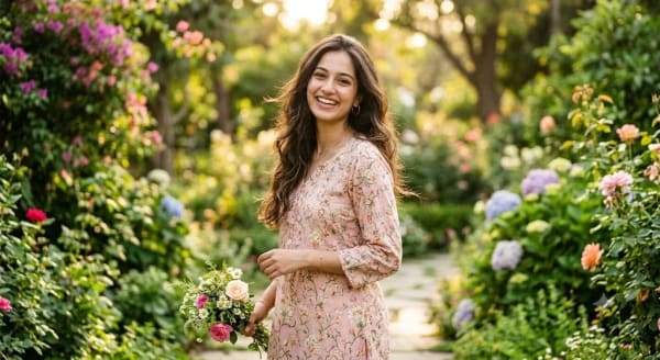 girl with natual beauty