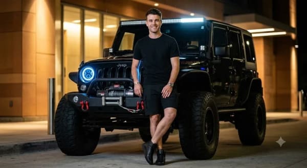 Cinematic Jeep Wrangler Portrait