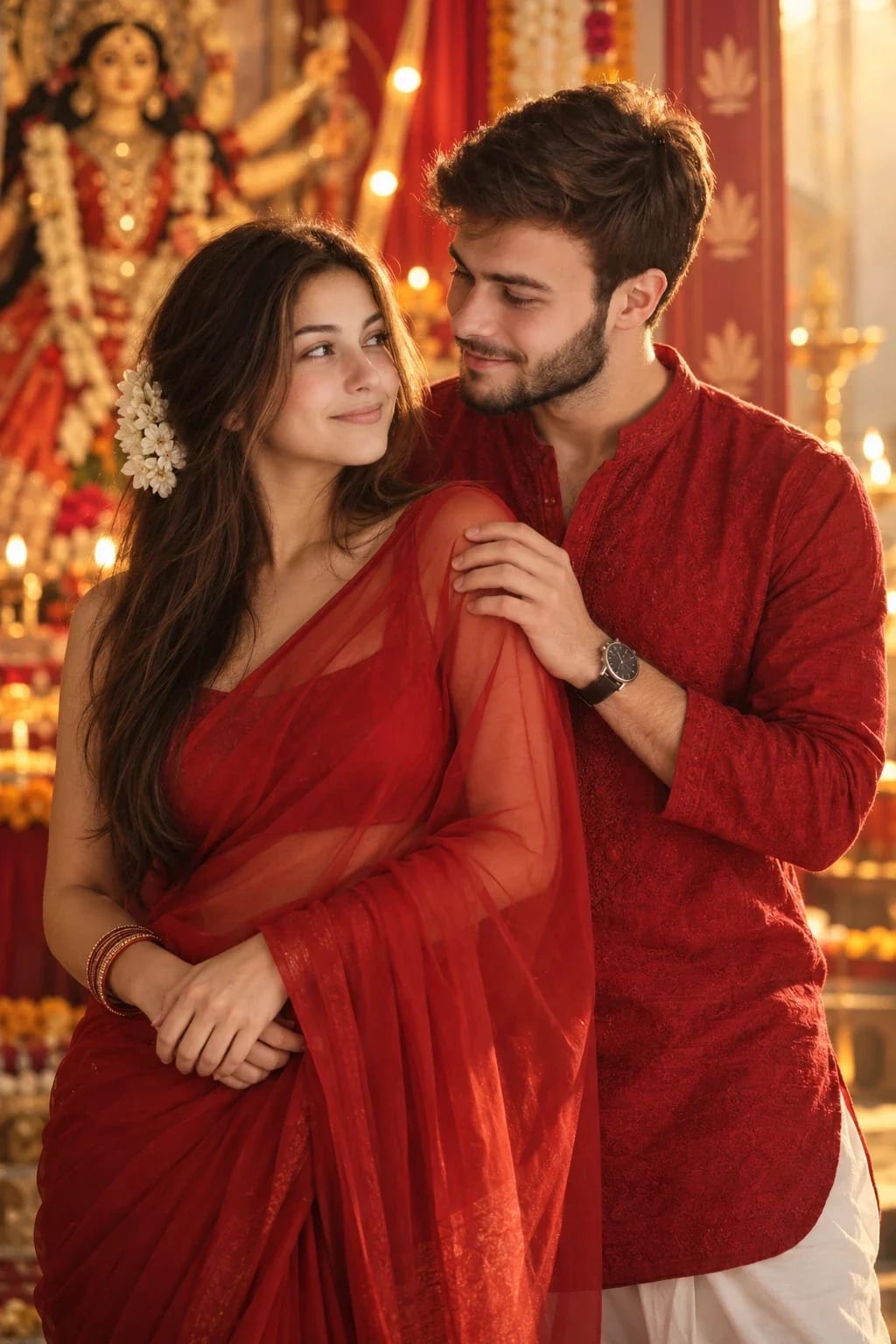 Romantic Festive Devotion image prompt