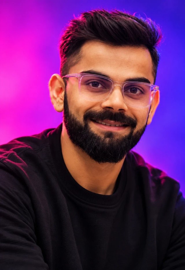 Neon-lit Indian Portrait chatgpt prompt