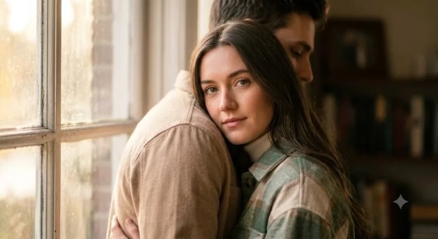 Cinematic Window Romance Portrait