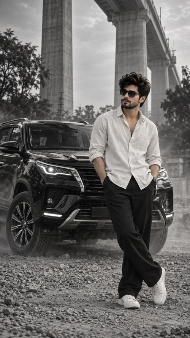 Stylish Fortuner Man Portrait AI Prompt