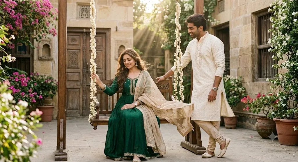 TImeless Vintage Courtyard Romance