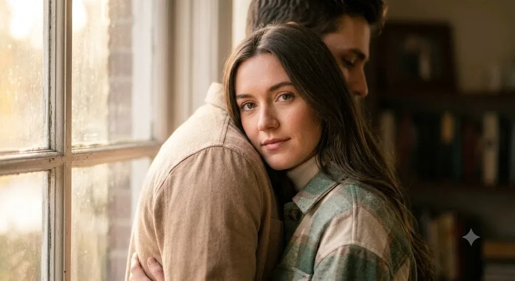 Cinematic Window Romance Portrait