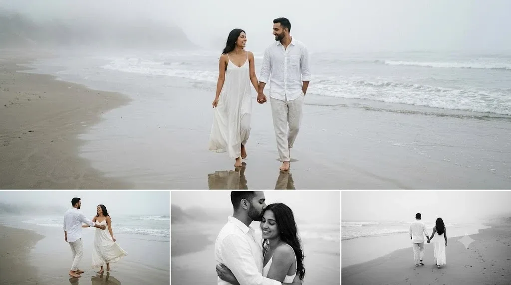 Cinematic Pre-Wedding Couple Portrait