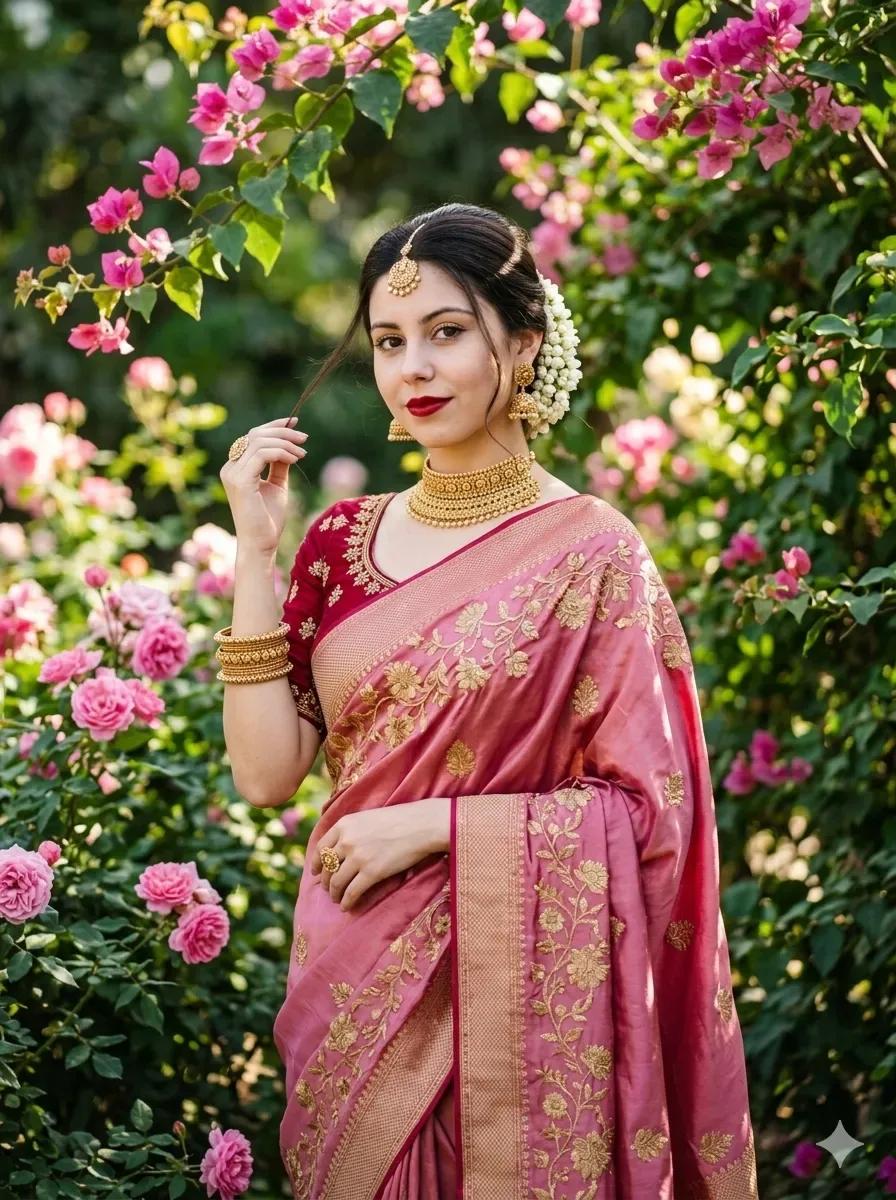 ai saree photo editing prompts