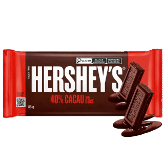 HERSHEYS SEMI AMARGO 40% CACAO 82GR