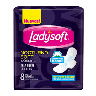 LADYSOFT NOCTURNA SUAVE CON ALAS 8U