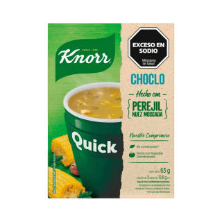 SOPA KNORR QUICK CHOCLO Y PEREJIL 5U