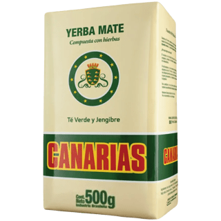 YERBA CANARIAS HIERBAS TE VERDE Y JENGIBRE 500GR