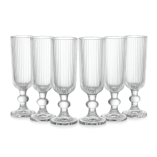 SET COPAS CHAMPAGNE LINES 6U 160ML