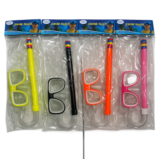 SET SNORKEL + ANTIPARRAS P/ NIÑOS - Color: Amarillo