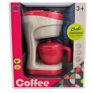 CAFETERA DE JUGUETE C/ LUZ Y SONIDO