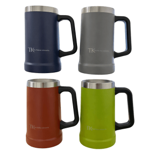 JARRO CERVECERO DE ACERO DOBLE PARED 750ML - Color: Azul