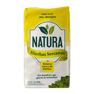 YERBA MATE NATURA HIERBAS SERRANAS 500GR