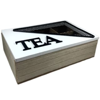 CAJA DE TE 6 DIVISIONES RECTANGULAR