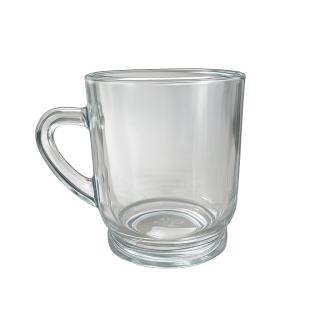 JARRITO CAFE VIDRIO TRANSPARENTE 235ML MG-925