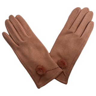 GUANTE DE DAMA 100% POLYESTER - Color: Rosa