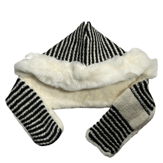 GORRO + BUFANDA - Color: Negro