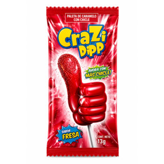 CRAZY POP FRUTILLA 12GR