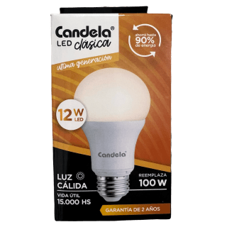 LAMPARA LED 12W (A60) - Tono de luz: Calida