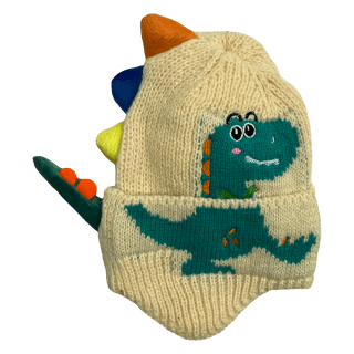 GORRO INFANTIL CON ESTAMPA - Color: Beige
