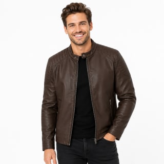 CAMPERA PU-FENIX - Talle: S / Color: Chocolate