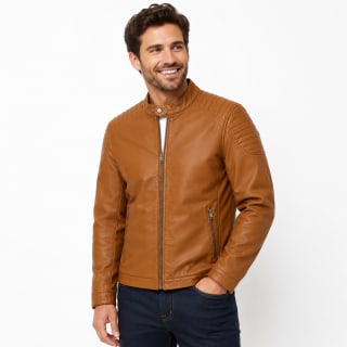 CAMPERA PU-FENIX - Talle: M / Color: Marron