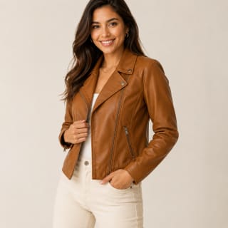 CAMPERA PU-EXXE - Talle: L / Color: Marron