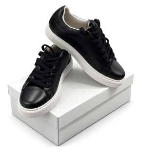ZAPATILLAS 100% CUERO SF-01 - Talle: 40 / Color: Negro