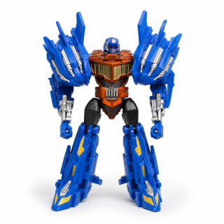 ROBOT TRANSFORMABLE - Color: Azul/Naranja