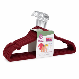 SET PERCHAS AFELPADAS 10U 42 X 22CM