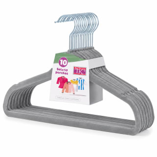 SET PERCHAS AFELPADAS 10U 42 X 22CM
