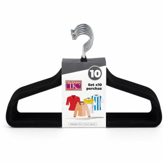 SET PERCHAS AFELPADAS 10U 45 X 24CM