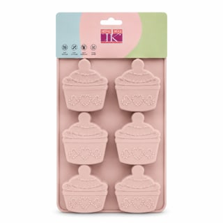 MOLDE DE SILICONA 6 CUPCAKES 25,5 X 17,5 X 3CM