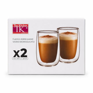 SET JARROS DOBLE PARED 280ML 2U