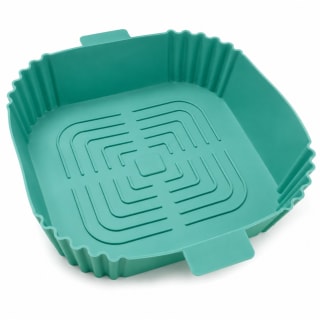 MOLDE DE SILICONA CUADRADO PARA AIR FRYER 20 X 20 X 4,5CM