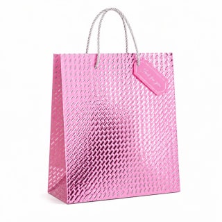 BOLSA DE CARTON 26X 32X 10CM - Color: Rosa