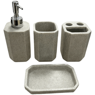 JUEGO DE BAÑO 4 PIEZAS