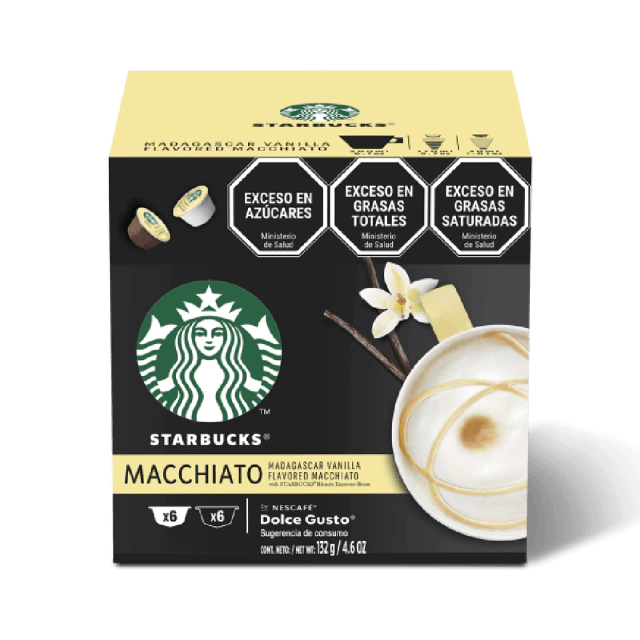 CAPS. DOLCE GUSTO STARBUCKS VAINILLA MACCHIATO 12U