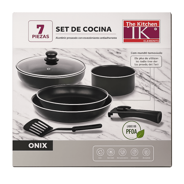 SET DE COCINA 7 PIEZAS TSA-6799