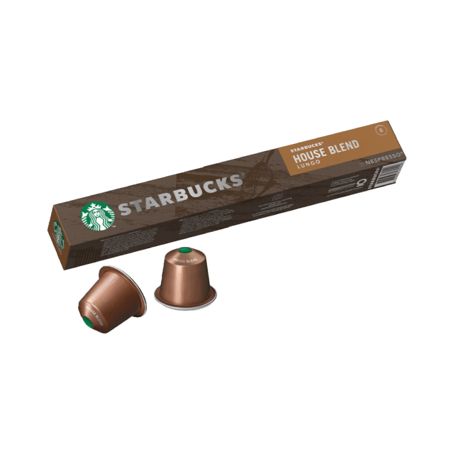 CAPS. NESPRESSO STARBUCKS HOUSE BLEND LUNGO 10U
