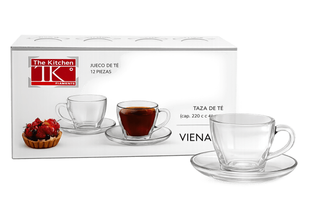 SET 6 TAZAS DE TE MOROCCO VIENA 230ML