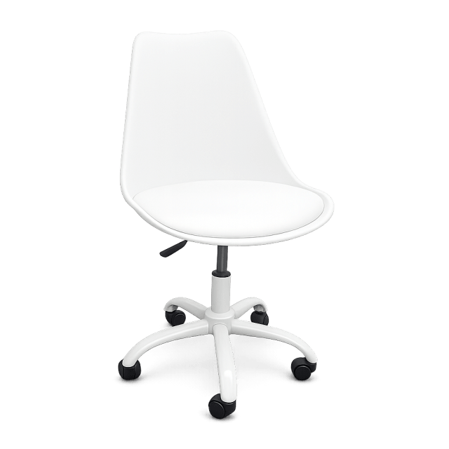 SILLA C/ RUEDAS DE ESCRITORIO C/ ALTURA REGULABLE