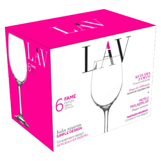 SET DE 6 COPAS FAME VINO 300ML