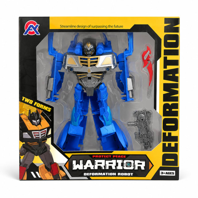 ROBOT ARMABLE BLOQUES - Color: Amarillo