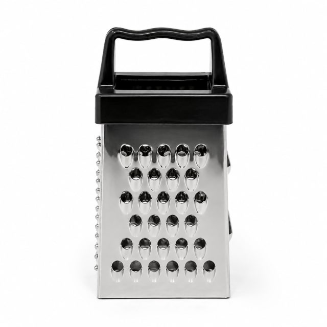 RALLADOR 4 USOS CON AGARRE PLASTICO 8CM - Color: Negro