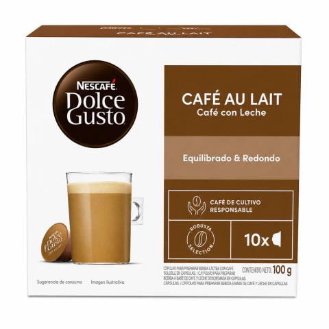 CAPS. DOLCE GUSTO AU LAIT 10U
